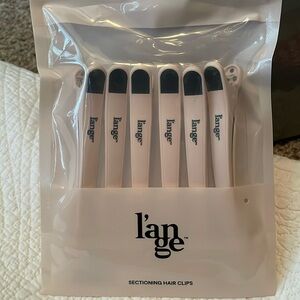 NWT L'ange Six Pink Sectioning Hair Clips